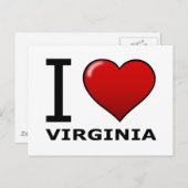 IK HOOP VAN VIRGINIA BRIEFKAART (Voorkant / Achterkant)