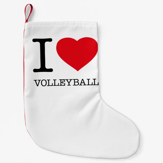 IK HOOP VAN VOLLEYBALL KLEINE KERSTSOK (Voorkant)