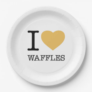 IK HOOP VAN WAFVLIES PAPIEREN BORDJE