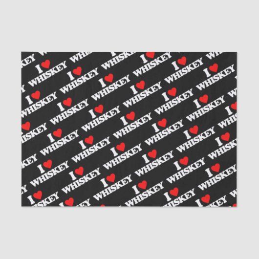 IK HOOP VAN WHISKEY TISSUEPAPIER (Voorkant)