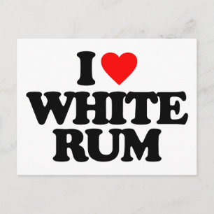 IK HOOP VAN WITTE RUM BRIEFKAART