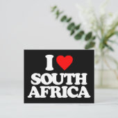 IK HOOP VAN ZUID-AFRIKA BRIEFKAART (Staand voorkant)