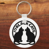 IK HOOP VAN ZWARTE KATTEN SLEUTELHANGER (Voorkant)