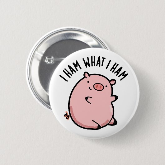 Ik hoop wat ik ben... ronde button 5,7 cm (Voorkant /achterkant)