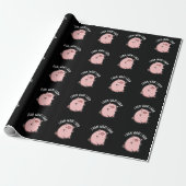 Ik hoop wat ik noem Funny Pig Donk BG Cadeaupapier (Uitgerold)
