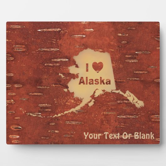 Ik hoor Alaska op de binnenste boog Fotoplaat (Voorkant)