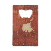 Ik hoor Alaska op de binnenste boog Kredietkaart Flessenopener (Achterkant)