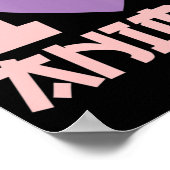 Ik hoor Anime ik hou van Anime Poster (Hoek)