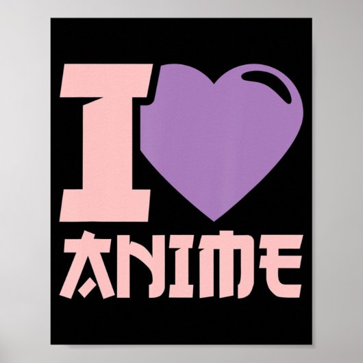 Ik hoor Anime ik hou van Anime Poster (Voorkant)