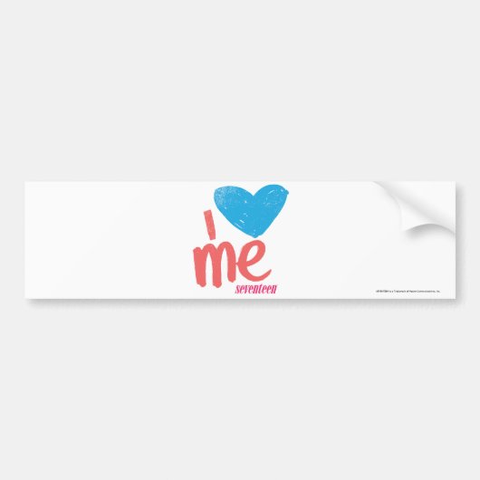 Ik hoor Aqua/Roze Bumpersticker (Voorkant)