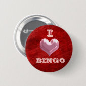 Ik hoor Bingo Ronde Button 5,7 Cm (Voorkant /achterkant)