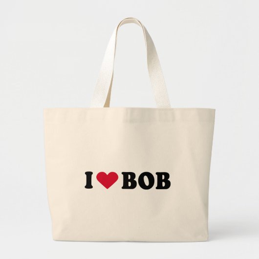 IK HOOR BOB GROTE TOTE BAG (Voorkant)