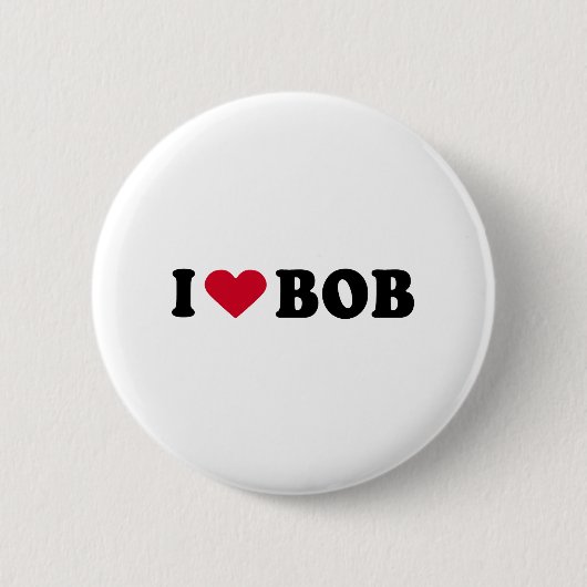 IK HOOR BOB RONDE BUTTON 5,7 CM (Voorkant)