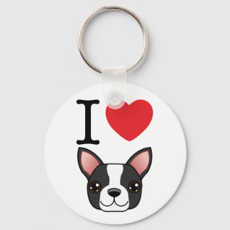 Ik hoor Boston Terriers Sleutelhanger