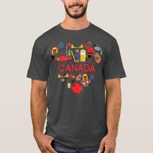Ik hoor CanadaCanadian LoveCute Canada T-shirt