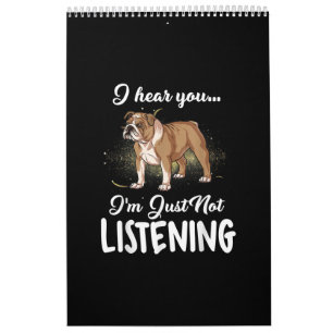 Ik hoor dat je geen Engelse Bulldog Gift aanbiedt Kalender