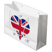 Ik hoor de Britse vlag Groot Cadeauzakje (Voorkant Gekanteld)