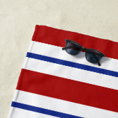 Ik hoor de VS - rood wit en blauw Strandlaken (In situ)