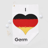 Ik hoor Duitse vlag Golfhanddoek (Insitu)