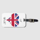 Ik hoor Engeland Britse vlag Bagagelabel (Voorkant (horizontaal))