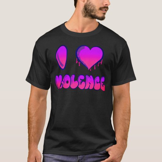 Ik hoor geweld t-shirt (Voorkant)