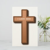 "IK HOOR GOD" KROSS BRIEFPAPIER (Staand voorkant)