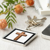 "IK HOOR GOD" KROSS SLEUTELHANGER (Zijkant)