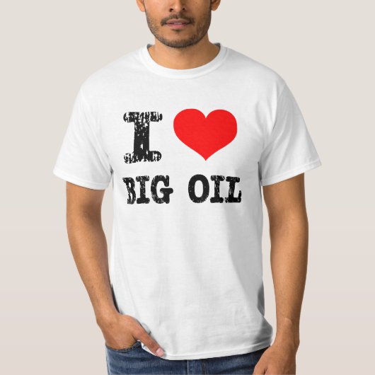 Ik hoor grote olie t-shirt (Voorkant)