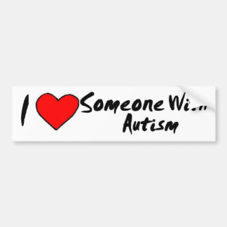 Ik hoor iemand met autisme bumpersticker