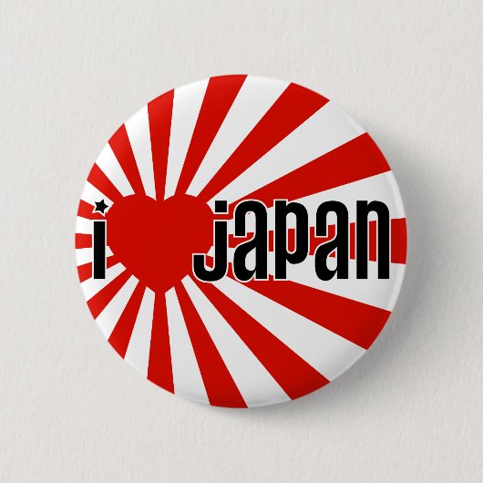 Ik hoor Japan! Ronde Button 5,7 Cm (Voorkant)