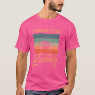 Ik hoor je dat ik niet naar grappige Maltipoo D lu T-shirt