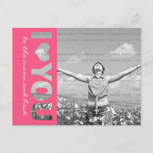 Ik hoor je persoonlijke foto-Briefkaart Sjabloon Briefkaart