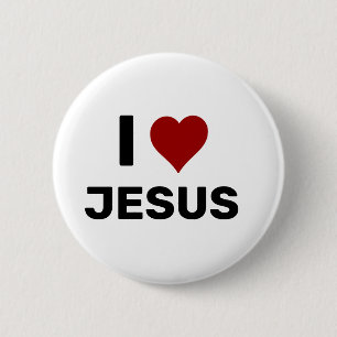 Ik hoor JezusIk hou van Jezus Button