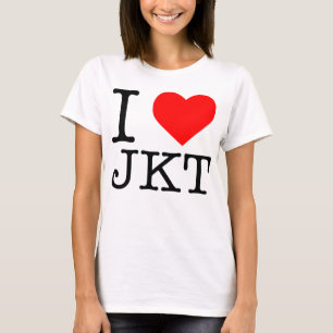 IK HOOR JKT I HEART JKT JAKARTA INDONESIA T-SHIRT