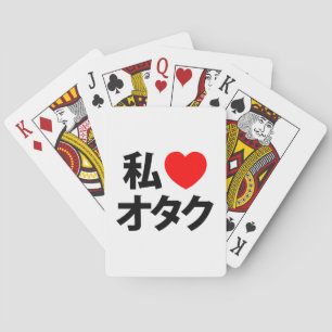 Ik hoor [liefde] Otaku ~ Japanse geek Speelkaarten