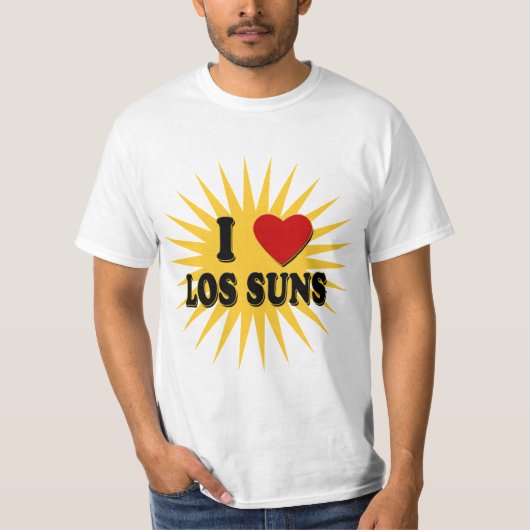 Ik hoor Los Suns ik hou van Los Suns Tshirts (Voorkant)