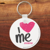 Ik hoor Magenta Sleutelhanger (Voorkant)