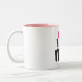 Ik hoor Magenta Tweekleurige Koffiemok (Links)