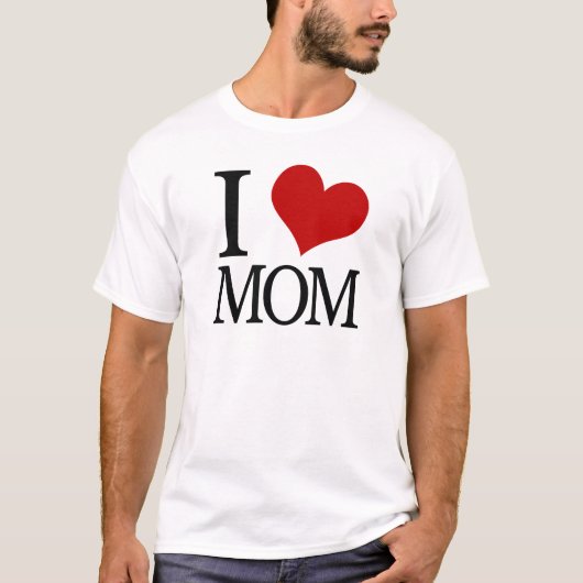 Ik hoor mama (ik hou van mama) t-shirt (Voorkant)