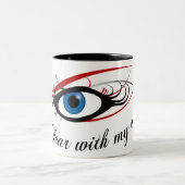 "Ik hoor met mijn ogen" mok #3 (Center)