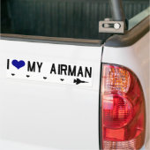 Ik hoor mijn Airman Bumpersticker (Op Truck)