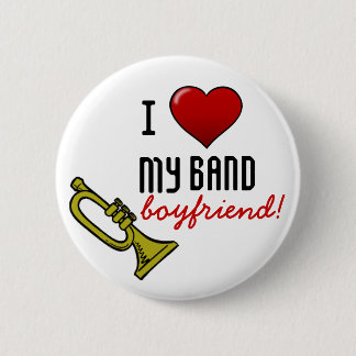 Ik hoor mijn Band Boyvriend Ronde Button 5,7 Cm