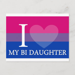 Ik hoor mijn Bi Daughter Briefkaart
