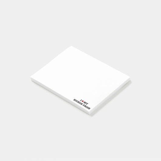 Ik hoor mijn Bichon Frise Post-it® Notes (Schuin)