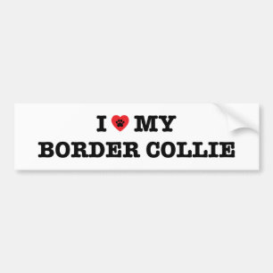 Ik hoor mijn Border Collie Bumpersticker