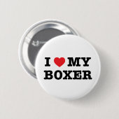 Ik hoor mijn Boxer Button (Voorkant /achterkant)