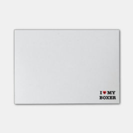 Ik hoor mijn boxer post-it® notes