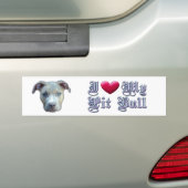 Ik hoor mijn bull Bumpersticker (Op auto)