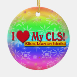 Ik hoor mijn CLS LAB WETENSCHAPPELIJK Keramisch Ornament