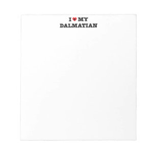 Ik hoor mijn Dalmatische laptop Notitieblok